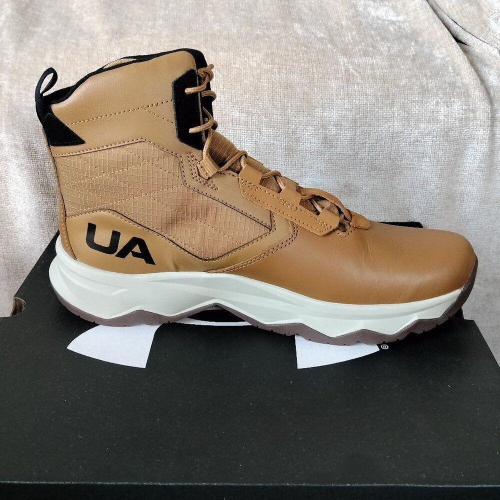Under Armour Mens UA Stellar G2 6" Tactical Brown Boots Sz 12 NWT